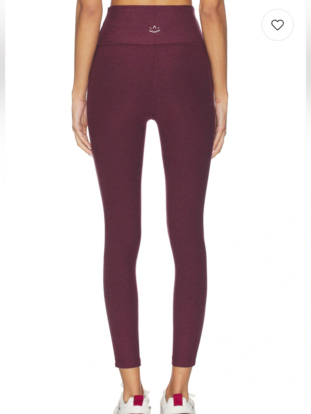 Beyond Yoga Spacedye Ready Midi Legging in Midnight Burgundy Heather Small NEW!